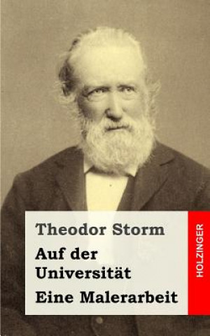 Carte Auf der Universität / Eine Malerarbeit Theodor Storm