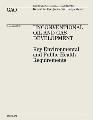 Kniha Unconventional Oil and Gas Development: Key Environmental and Public Health Requirements (GAO-12-874) U S Government Accountability Office