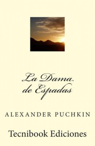 Knjiga La Dama de Espadas Alexander Puchkin
