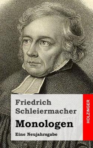 Buch Monologen: Eine Neujahrsgabe Friedrich Schleiermacher