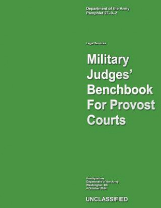 Carte Military, Judges Bench Book For Provost Courts Department Of the Army