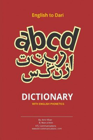 Książka English to Dari Dictionary: English to Dari Dictionary with English Phonetics Amir Khan