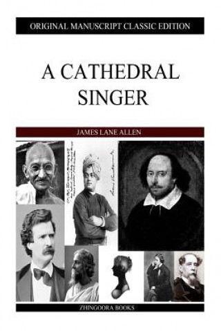 Kniha A Cathedral Singer James Lane Allen