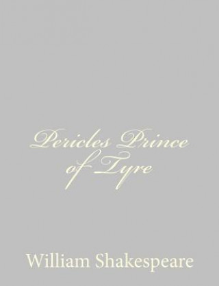 Carte Pericles Prince of Tyre William Shakespeare