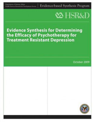Carte Evidence Synthesis for Determining The Efficacy of Psychotherapy for Treatment Resistant Depression U S Department of Veterans Affairs