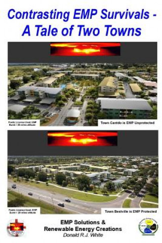 Könyv Contrast EMP Survivals - A Tale of Two Towns: This novel contrasts a cataclysmic Electromagnetic Pulse burst over two towns. Cantville, was EMP unprot Donald Royce J White