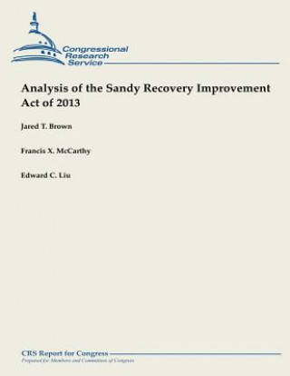 Kniha Analysis of the Sandy Recovery Improvement Act of 2013 Jared T Brown