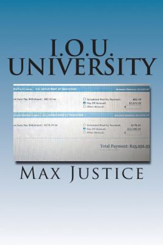 Kniha I.O.U. University Max Justice