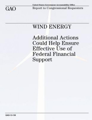 Knjiga Wind Energy: Additional Actions Could Help Ensure Effective Use of Federal Financial Support U S Government Accountability Office