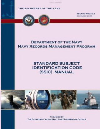 Kniha Standard Subject Identification Codes (SSIC) Manual Department of the Navy