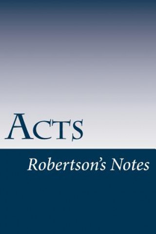 Livre Acts John Robertson