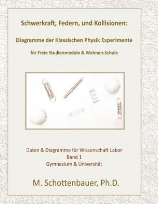 Kniha Schwerkraft, Federn, und Kollisionen: Band 1: Diagramme der Klassischen Physik Experimente für Freie Studienmodule & Wohnen-Schule M Schottenbauer