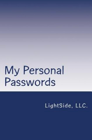 Kniha My Personal Passwords Lightside LLC