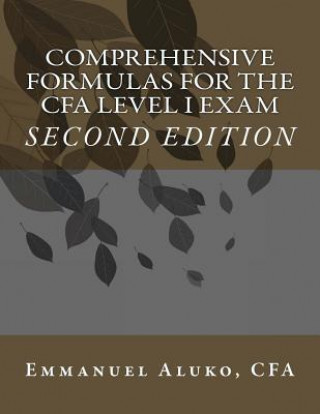 Kniha Comprehensive formulas for the CFA Level I Exam Emmanuel Aluko Cfa