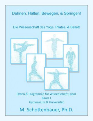Könyv Dehnen, Halten, Bewegen, & Springen! Die Wissenschaft des Yoga, Pilates, & Ballett: Daten & Diagramme für Wissenschaft Labor: Band 1 M Schottenbauer