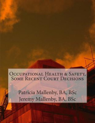 Könyv Occupational Health & Safety, Some Recent Court Decisions Patricia Mallenby