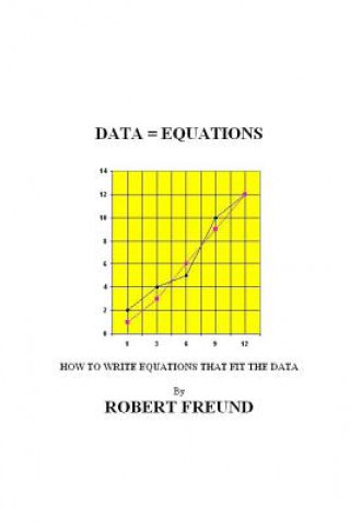 Kniha Data = Equations: How To Write Equations That Fit The Data Robert E Freund