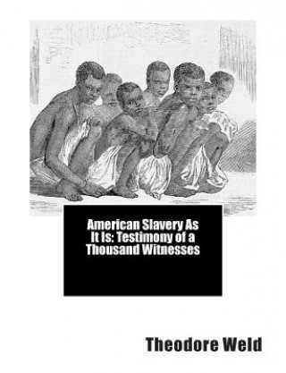 Kniha American Slavery As It Is: Testimony of a Thousand Witnesses Theodore Dwight Weld