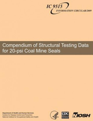 Książka Compendium of Structural Testing Data for 20-psi Coal Mine Seals Department of Health and Human Services