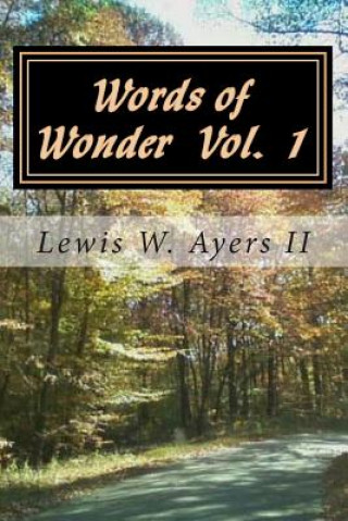 Książka Words of Wonder Vol 1: A Lifetime of Poetry MR Lewis W Ayers II