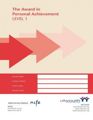 Carte Award in Personal Achievement Workbook: Level 1 Uk Youth