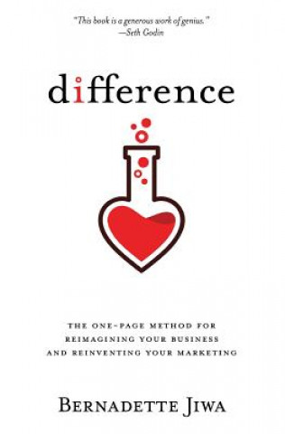 Könyv Difference: The one-page method for reimagining your business and reinventing your marketing Bernadette Jiwa