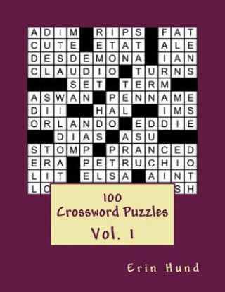 Carte 100 Crossword Puzzles Vol. 1 Erin Hund