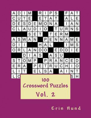 Carte 100 Crossword Puzzles Vol. 2 Erin Hund