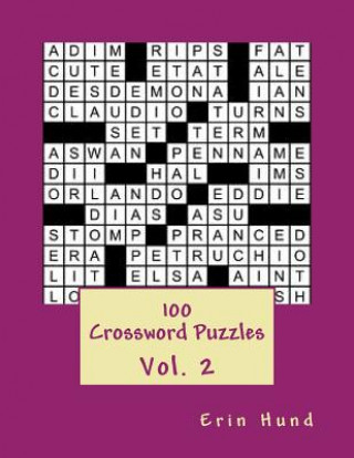 Kniha 100 Crossword Puzzles Vol. 2 Erin Hund