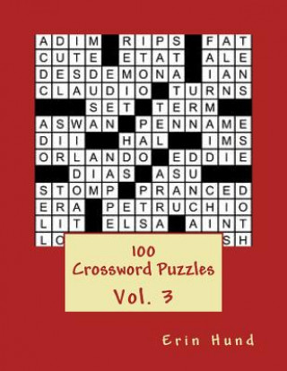 Carte 100 Crossword Puzzles Vol. 3 Erin Hund
