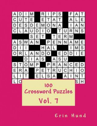 Könyv 100 Crossword Puzzles Vol. 7 Erin Hund