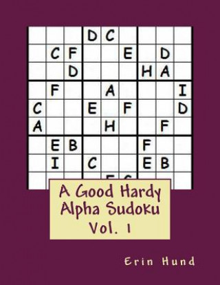 Kniha A Good Hardy Alpha Sudoku Vol.1 Erin Hund