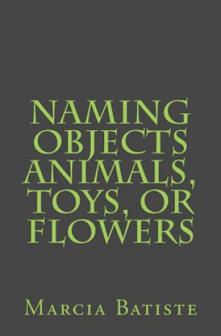 Kniha Naming Objects Animals, Toys, or Flowers Marcia Batiste