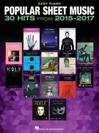 Carte Popular Sheet Music - 30 Hits from 2015-2017 Hal Leonard Corp