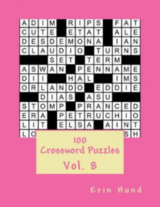 Könyv 100 Crossword Puzzles Vol. 8 Erin Hund