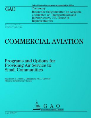 Carte Commercial Aviation: Programs and Options for Providing Air Service to Small Communities: Testimony Before the Subcommittee on Aviation, Co United States Government Accountability