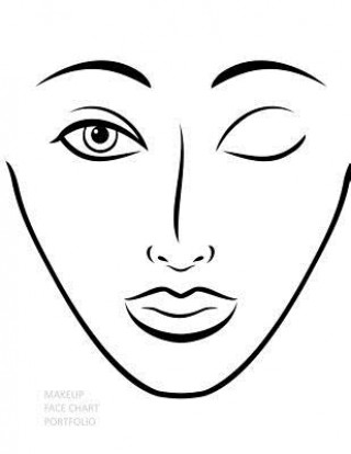 Carte Makeup Face Chart Portfolio: Extra Large Face Chart Sarie Smith