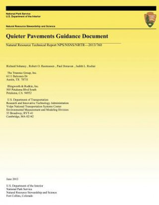 Knjiga Quieter Pavements Guidance Document Richard Sohaney