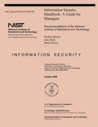 Carte NIST Special Publication 800-100: Information Security Handbook A Guide for Managers U S Department of Commerce