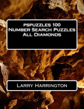 Kniha pspuzzles 100 Number Search Puzzles All Diamonds Larry Harrington