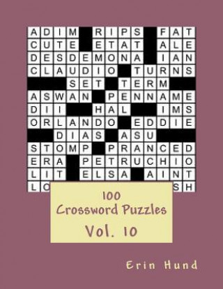 Carte 100 Crossword Puzzles Vol. 10 Erin Hund