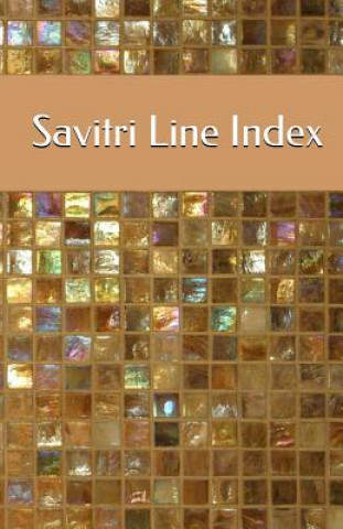 Carte Savitri Line Index Sri Aurobindo