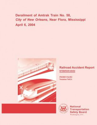 Kniha Railroad Accident Report: Derailment of Amtrak Train No. 58, City of New Orleans, Near Flora, Mississippi April 6, 2004 National Transportation Safety Board