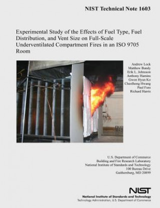 Kniha Experimental Study of the Effects of Fuel Type, Fuel Distribution, and Vent Size on Full-Scale Underventilated Compartment Fires in an ISO 9705 Room Andrew Lock