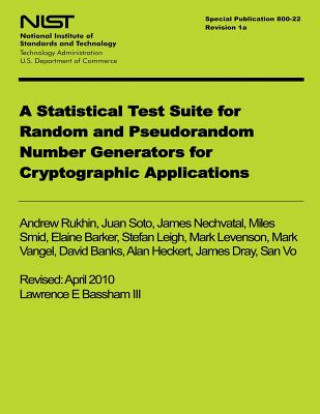 Carte NIST Special Publication 800-122 Revision 1a: A Statistical Test Suite for Random and Pseudorandom Number Generators for Cyrptographic Applications U S Department of Commerce