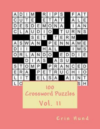 Carte 100 Crossword Puzzles Vol. 11 Erin Hund