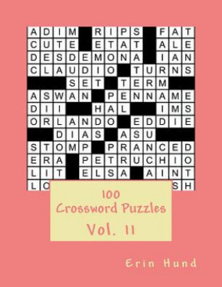 Kniha 100 Crossword Puzzles Vol. 11 Erin Hund