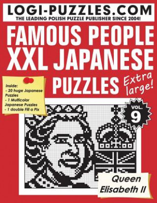 Kniha XXL Japanese Puzzles: Famous people Logi Puzzles