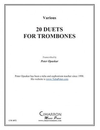 Könyv 20 Duets for Trombone Various