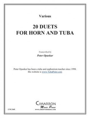 Könyv 20 Duets for Horn and Tuba Various